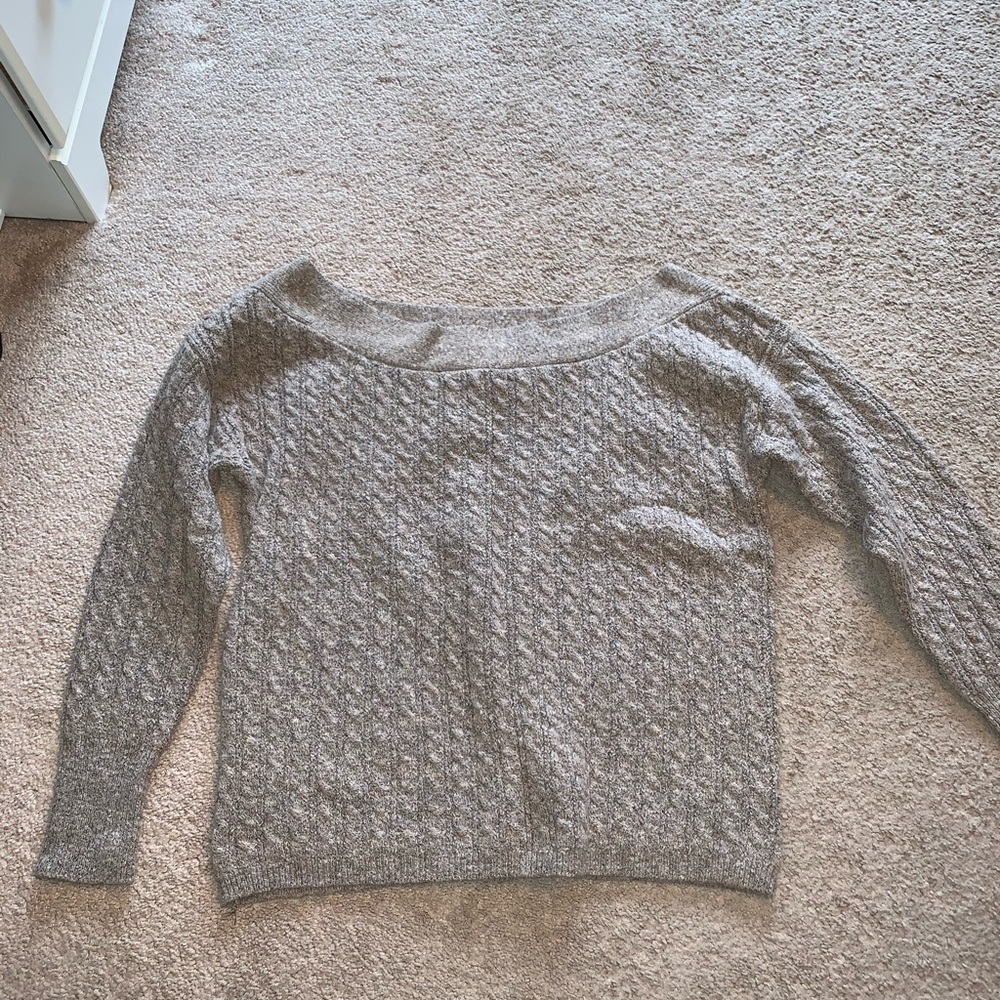 Off the shoulder sweater